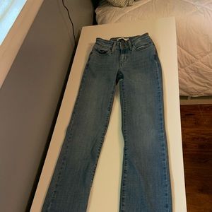 Light Levi boot cut bluejeans